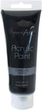 Acrylic Paint Black 120ml - Premium Charcoal Black TA6722