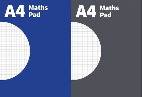 Maths Exercise Pad - A4 Assorted Colours, P1028