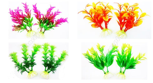 Small Aquarium Plants - Assorted Design Set 2201