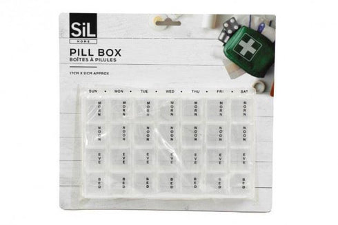 SIL 7 DAY PILL BOX 17 11CM. HH5981A