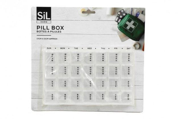 SIL 7 DAY PILL BOX 17 11CM. HH5981A