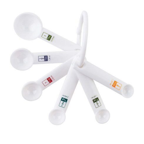 TALA PLASTIC MEASURING SPOONS SET OF 6. 10A10450