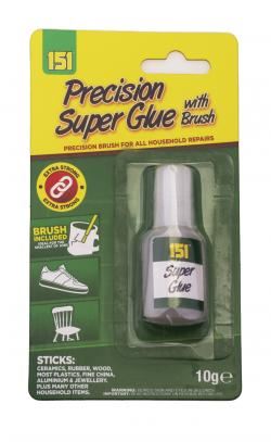 Precision Super Glue with Brush - 151 Precision 10gm 1511199
