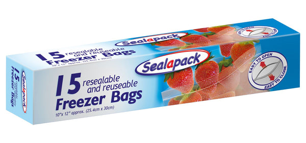 Sealapack Freezer Bags 15/Pack - Keep Your Food Fresh