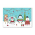 18 PCS CUTE CHRISTMAS PAPER TABLEWARE SET (6 PLACEMATS - 6 COASTERS & 6 CUTLERY HOLDERS). XPAMAT