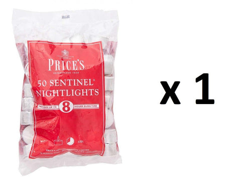 PRICES SENTINEL NIGHTLIGHT CANDLE 8HRS 50/PK. SE006028 241666
