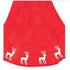 CHRISTMAS RED TREE SKIRT. SKRT