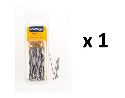 Steel Panel Pins 40mm - Challenge Bright Steel Nails FS40225
