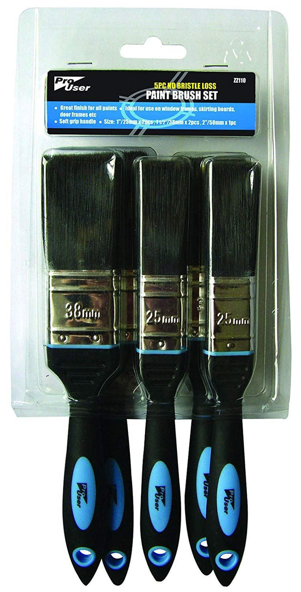 Bristle Loss Free Brushes - BLACKSPUR NO BRISTLE LOSS PAINT BRUSH SET