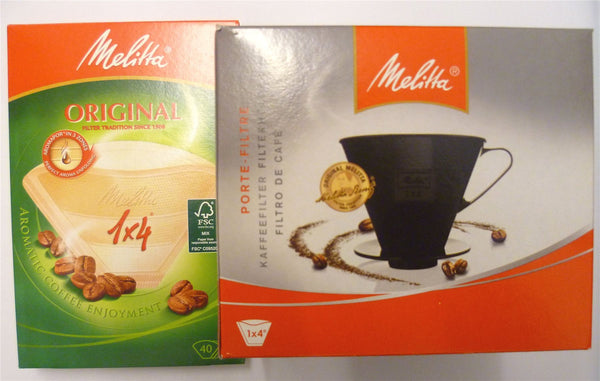 MELITTA ORIGINAL FOUR CUP FILTER PAPERS SB1/E 1X4(40). 80086