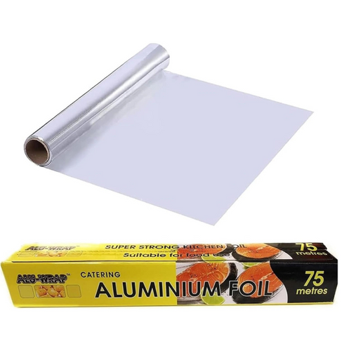 ALU WRAP LARGE EXTRA STRONG CATERING KITCHEN FOIL 300MM X 75M. 10666-FX12