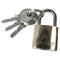 Brass Padlock 20mm - Secure AMTECH T0800C Lock