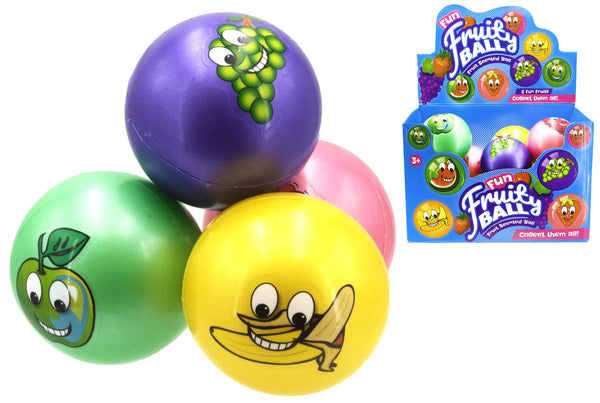 Fruity Play Balls - Assorted Fun 9cm 40g for Kids TY3568