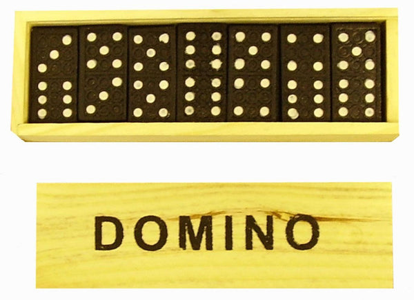 Wooden Dominoes Set - Classic Family Game L38077