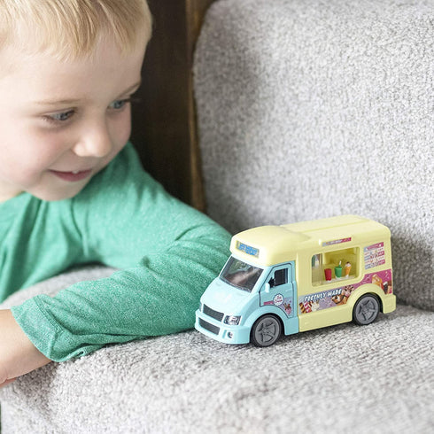 TEAMSTERZ LIGHT & SOUND ICE CREAM VAN KIDS TOY. 1373620