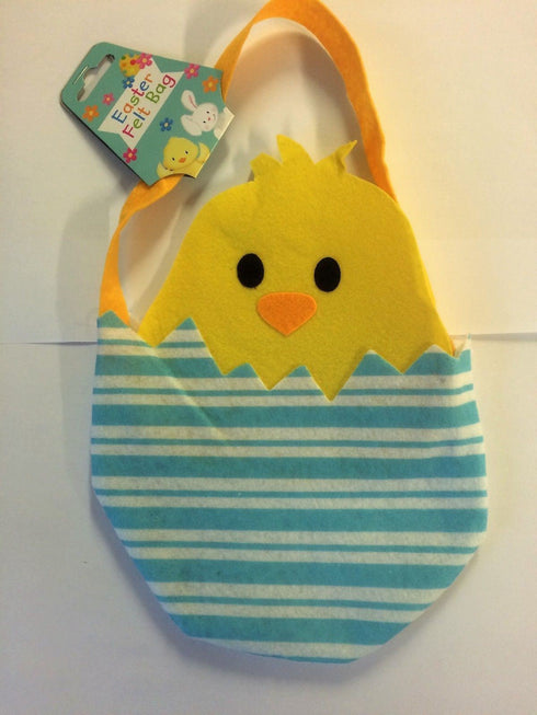 EASTER PARTY FELT TREAT BAG CHICK / BUNNY. 22332