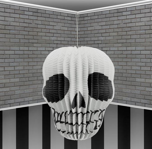 SCREAM MACHINE SKULL PARTY PAPER LANTERN. DP12186