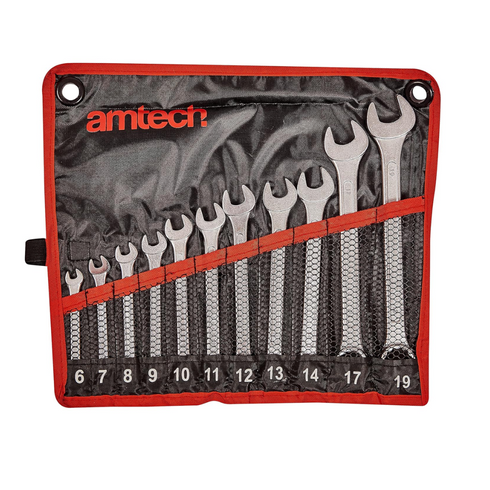 11 PIECES COMBINATION METRIC SPANER SET. AMK0400