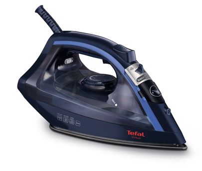 TEFAL STEAM IRON 90G STEAM BOOST 2000W VIRTUO / BLACK & BLUE FV1713. TEF-FV1713
