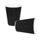 Ripple Wall Cups - Black Kraft 12oz Hot Drink Cups 25 Pack