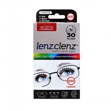 LENZCLENZ ANTI FOGGING OPTICAL WIPES. WL5635-1