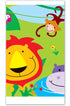 JUNGLE THEME TABLE COVER GIRLS KIDS CHILDRENS BIRTHDAY ZOO  54 X 72. DP09020