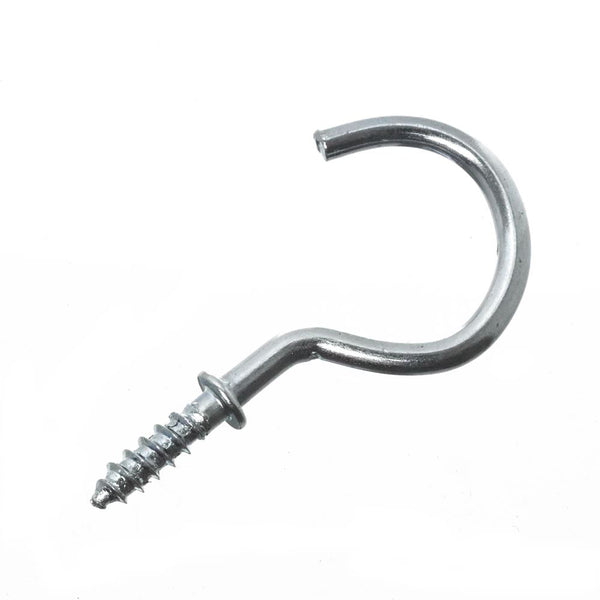 Chrome Cup Hooks - STAR PACK 18 Cup Hook Set 25MM 72504