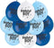 Birthday Boy Balloons - Blue & White Latex Pack of 10 | UNI56062
