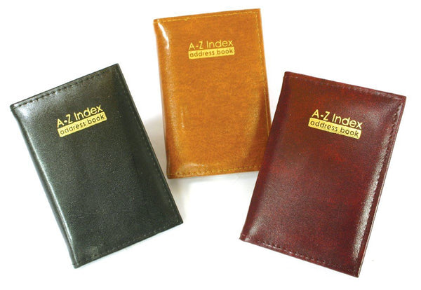 Executive Address Book - Pocket A-Z Index, Assorted Colors 6125