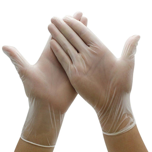 HYDI CLEAR VINYL POWDER FREE GLOVES 100/PK - X LARGE. HY4016