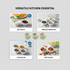 SET OF 3 CERAMIC BOWLS RAMEKINS 5CM. 10A20053