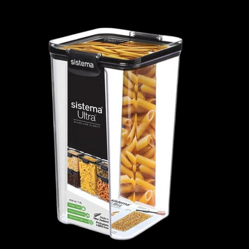 SISTEMA ULTRA CLEAR TRITAN SQUARE CONTAINER 1.3L. SIS51403