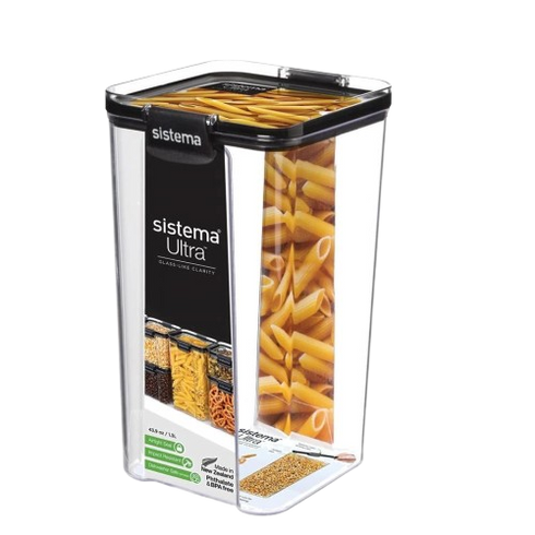 SISTEMA ULTRA CLEAR TRITAN SQUARE CONTAINER 1.3L. SIS51403