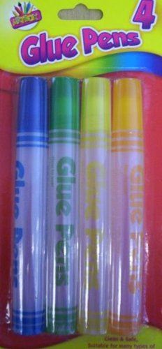 Multipurpose Glue Pens - 50ML Pack of 4 for Various Materials | 6015