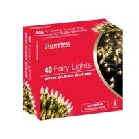 40 SHADELESS FAIRY LIGHTS - CLEAR. BML75700