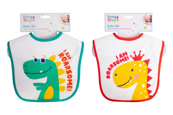 FIRST STEPS BABY BIB. FS554