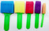 5 COLOUR FOAM CRAFTING SPONGES PLASTIC BRUSH. CR0529