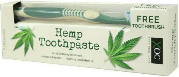 XBC HEMP TOOTHPASTE AND BRUSH 100ML. XP40794