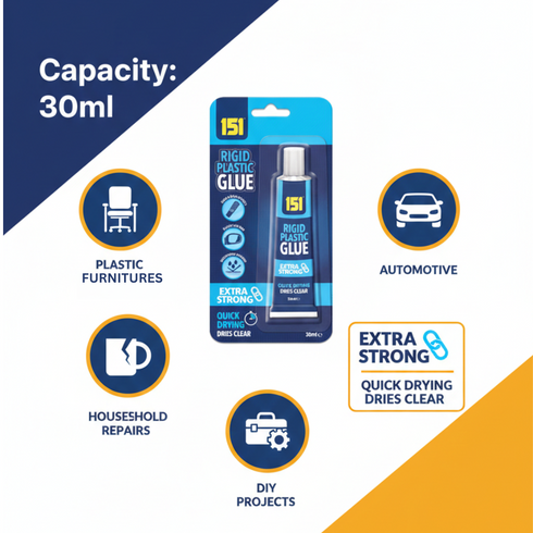 151 RIGID PLASTIC GLUE 30ML. 1511168