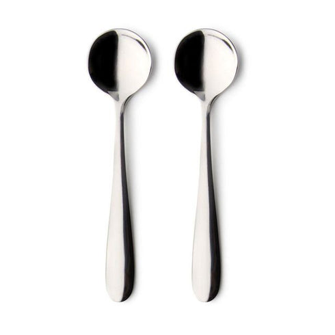GRUNWERG WINDSOR SALT SPOONS SET OF 2. 2SLTSWDR/C 2SLTSWSR/C