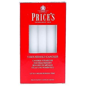 PRICES HOUSEHOLD CANDLE 5HRS 5/PK. HC056028 354052