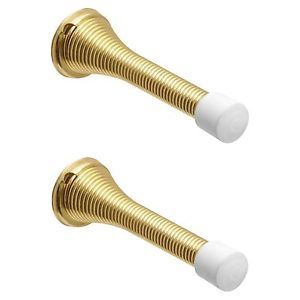 Brass Door Stop - STAR PACK SPRING 72132 Brass Plated