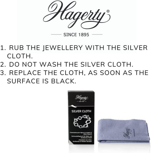 Silver Polishing Cloth - Hagerty 30cm x 36cm A100698