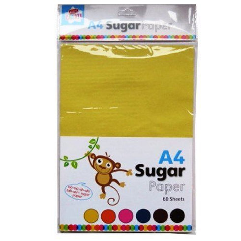 A4 Sugar Paper 60 Sheets - Premium Quality for Crafts and Art