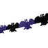 Halloween Bat Garland - Black Purple Decorations | 7608