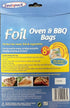 BBQ Foil Bags - Sealapack Oven & Grill Bags 6 Pack SAP026