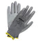 PU Coated Gloves - AM-TECH Light Duty, Medium Size 8 Grey