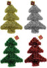 3D TINSEL CHRISTMAS XMAS TREE WALL PLAQUE DECORATION. 9014