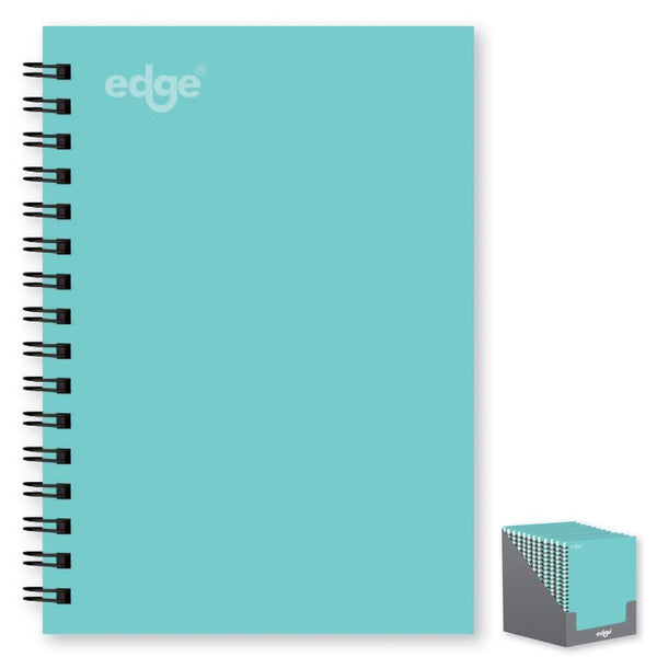 Twin Wire Notebook - EDGE A6 Blue 120 Pages 80 GSM