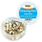Brass Drawing Pins - Solid Head Pack of 100 | TIGER T302003
